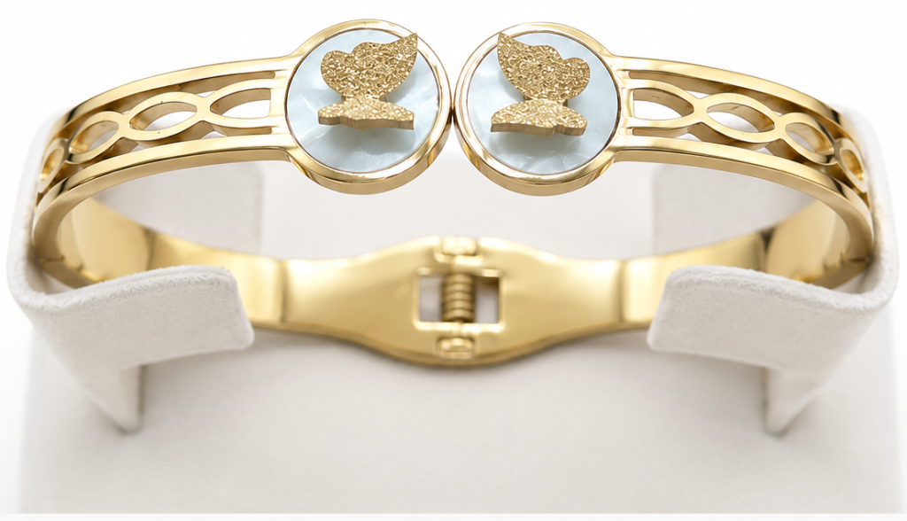 Gold Bird Charm Bracelet